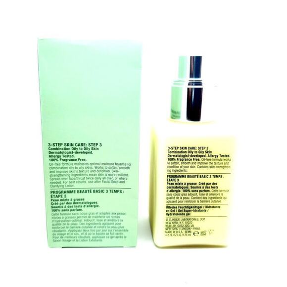 Clinique Dramatically Different Moisturizing Gel Combination Oily To Oily 4.2 OZ - Picture 2 of 3